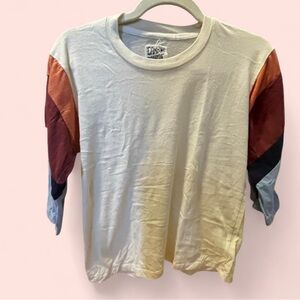 Colorblock Long Sleeve Tee